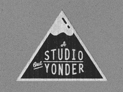 Out Yonder brand design icon identity illustration lettering logo mark
