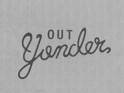 Yonder brand design hand identity illustration lettering logo mark