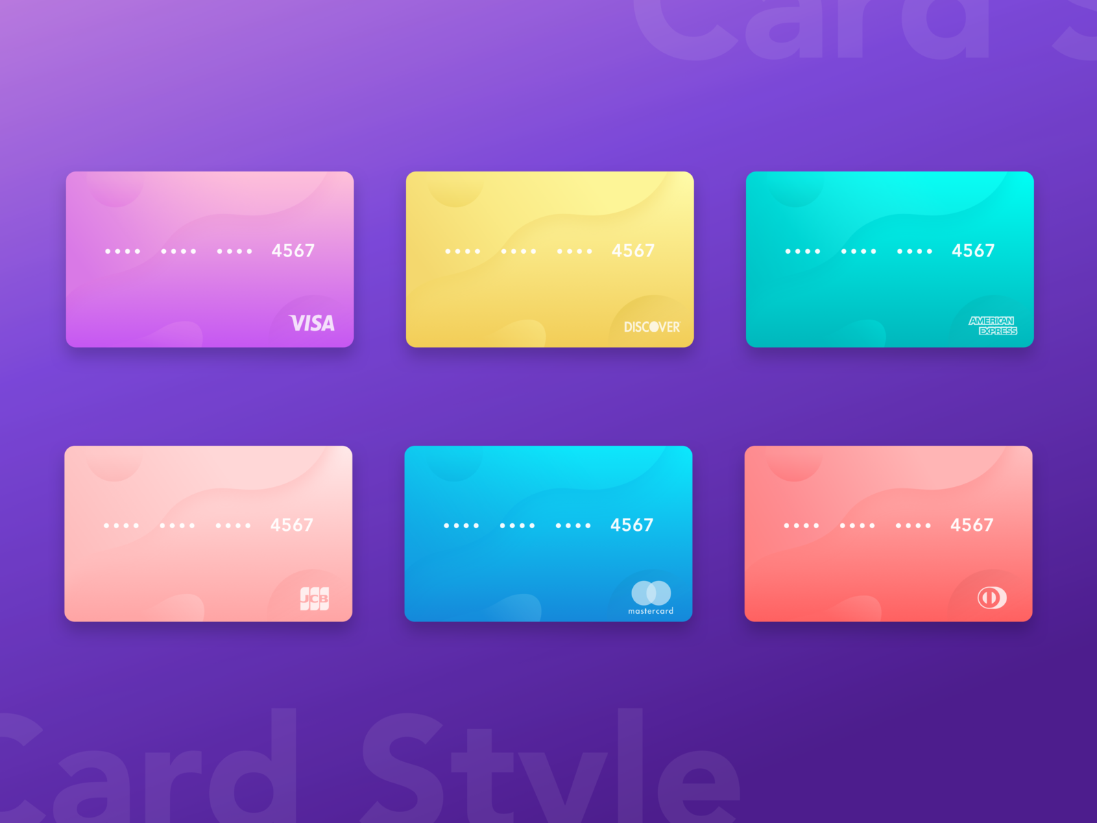 Card Style by Charlene Hu on Dribbble