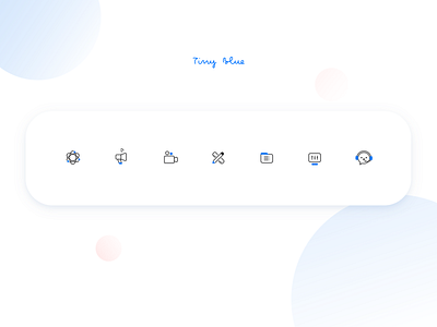 icon set - "Tiny Blue"