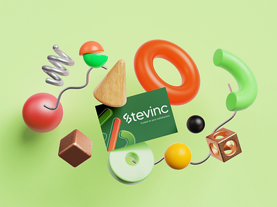 Stevinc - Brand Identity Design app branding design logo