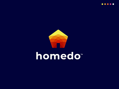 homedo - real estate modern logo design brandidentitydesigner branding branding design colorful logo company logo design edit logo graphic designer home logo house logo logo logo company logo gaming logo maker logo vector logos minimal logo modern logo real estate real estate logo