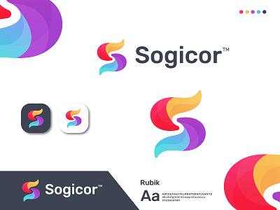 S Letter Logo - Modern Logo app logo brandidentity brandidentitydesigner branding business logo colorful logo design graphic design logo logo vector logodesigner minimal logo modern logo s letter logo software logo vector