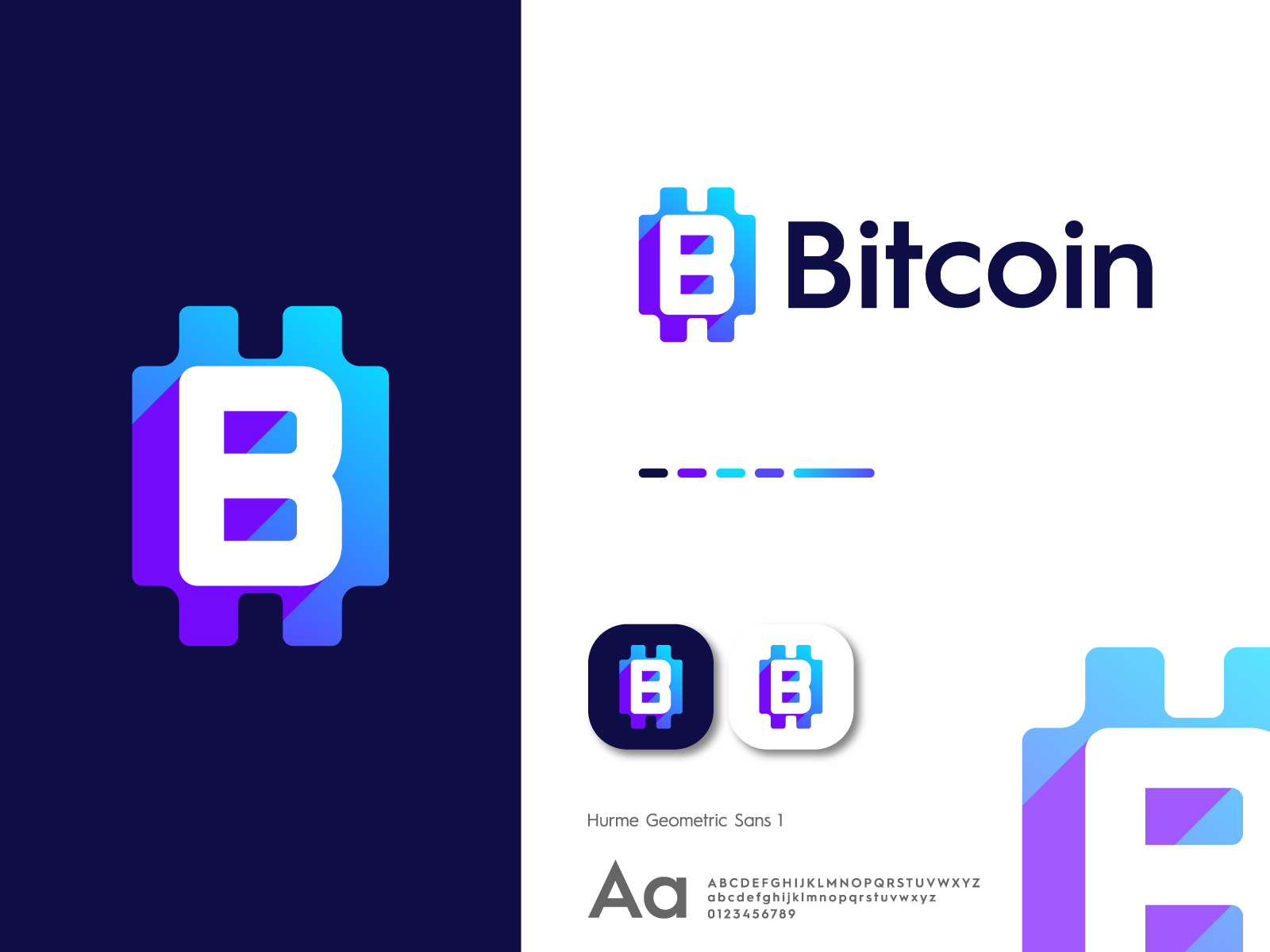 Bitcoin Logo - B Letter Logo - Modern Logo By Md Iffat Bari On Dribbble