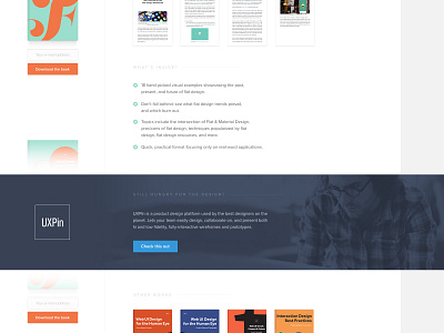 UXPin Books landing page by keithar for UXPin on Dribbble