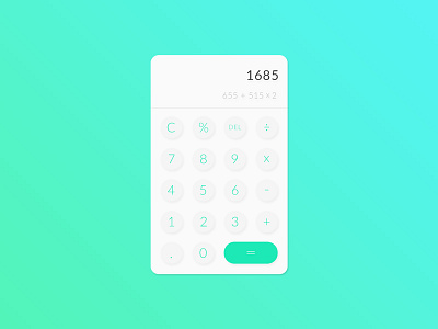 Daily UI #004 - Calculator calculator daily ui ui