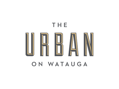 The Urban apartment branding logo logo design rental