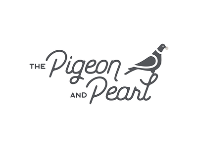 The Pigeon & Pearl apartment branding branding design logo logo design rental script short term rental