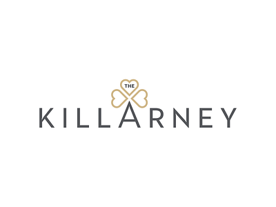 The Killarney apartment brand design branding clover housing irish logo logo design rental shamrock trefoil