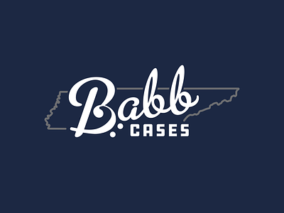 Babb Instrument Cases bass clef brand design branding logo logo design metroscript music script tennessee