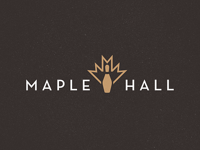 Maple Hall Bowling Alley Logo