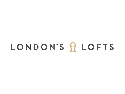 London's Lofts Logo Concept apartments keyhole lofts london neutra omega