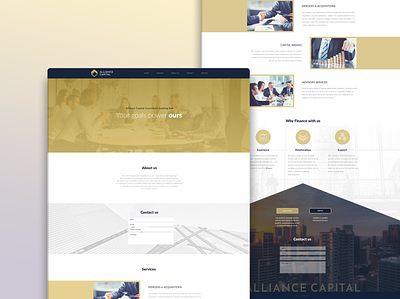 Alliance Capital website brand design inspiration minimal ui uidesign ux ux design web webdesign website