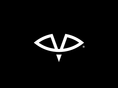 V Eye branding design eye illustration logo logotype simple v v eye vector