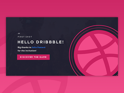 Hello Dribbble! debut first shot headers invitation invite thanks you ui vietnam
