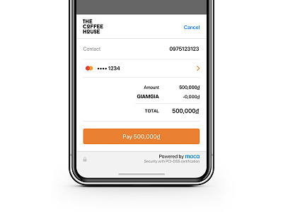 In app payment experience app card dialog experience in mobile moca payment ui ux