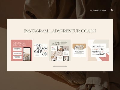 Instagram Ladypreneur Coach blogger branding branding identity business canva course course work design graphic design illustration instagram instagram template ladypreneur marketing pinterest shoplife social media