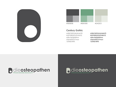 Brand Die Osteopathen brand design logo vector