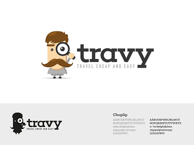 Brand travy brand design illustration logo vector