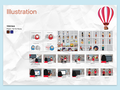 Illustration Library branding design graphic design illustration illustrator vector