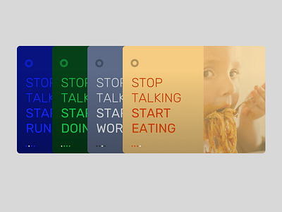 Stop talking . . . Start ******** eating illustrator ui vector web ad webdesign