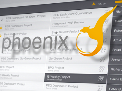 Phoenix iPad Application application ipad productivity ui user interface