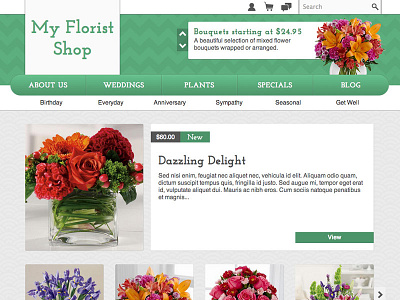 Florist Front Page