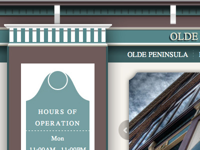 Olde Peninsula Header header website