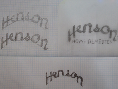 Henson Home Remedies branding logo