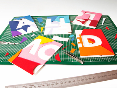 All We Need Is Love colours paper craft valentines day