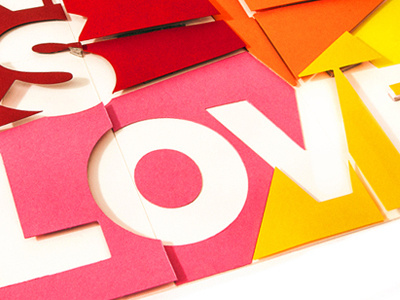 Love cards colours nearly normal paper craft valentines day