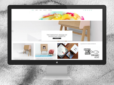 Brand new website for The Design Pot design makers promotion website