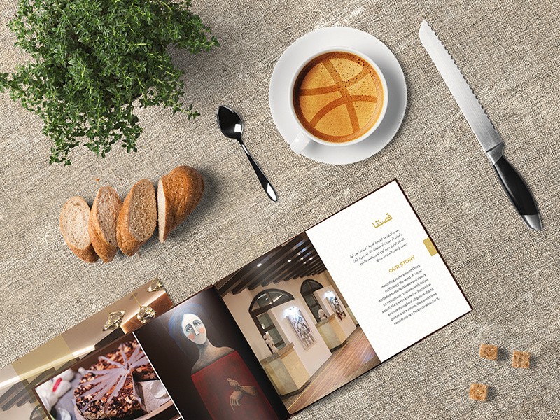 Helllo Dribbble! indesign printdesign print identity editorial coffee brochure branding booklet art