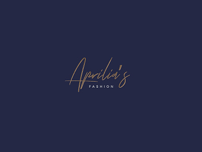 Aprilia's Fashion boutique branding corporate identity elegant fashion feminin hijab logo minimal outfit simple women