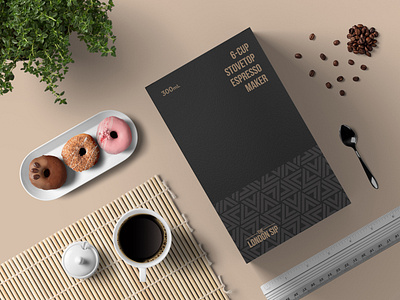 London Sip UK award winning design clean design coffee elegant design gold foil home furnishing illustrator kitchen ware packaging premium design print design product packaging