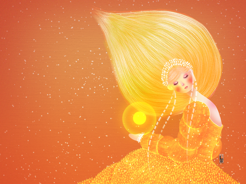 Lemonade fantasyillustration childrren book illustration girl illustration illustration