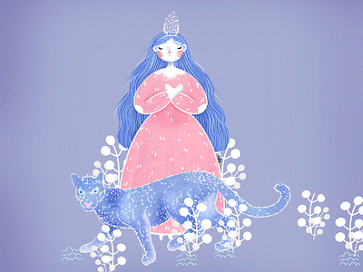 Momona ♣️ children book illustration cuteillustration fantasy illustration girl illustration people illustration