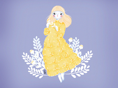 Rahona ☁️ children book illustration fantasy illustration girl illustration illustration pastel illustration