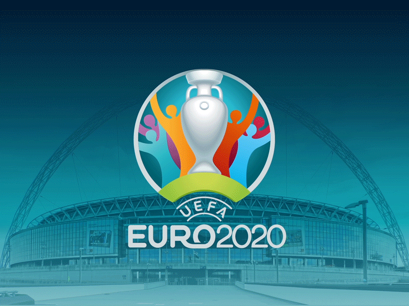 EURO 2020 - National Football Team Logo Animation 2020 2d animation euro european football gif logo national team