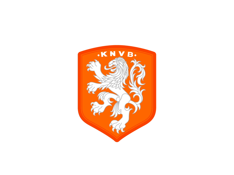 Netherland National Football Logo Animation 2020 2d animation euro football gif logo