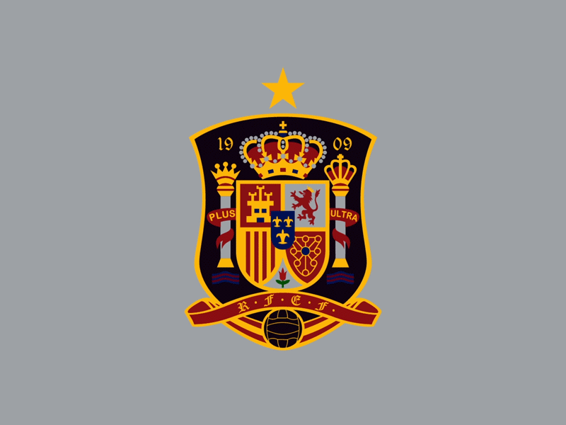 Spain National Football Logo Animation by Quang Nguyen on Dribbble