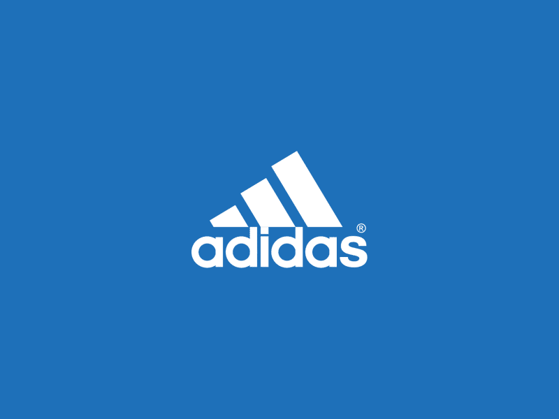 Adidas Logo Animation adidas animation gif global brand logo