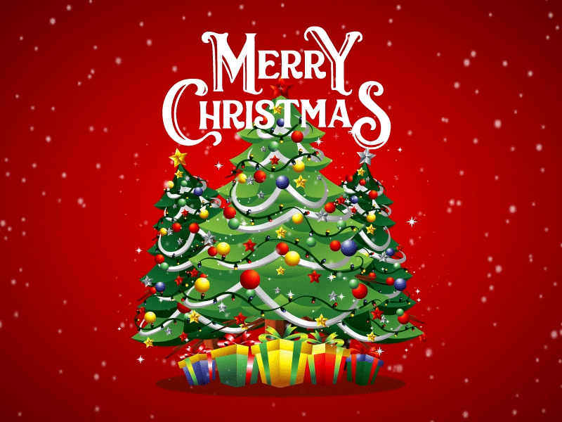 Christmas Tree Animation - Merry Christmas! animation christmas christmas animation christmas tree christmas tree animation gif tree animation