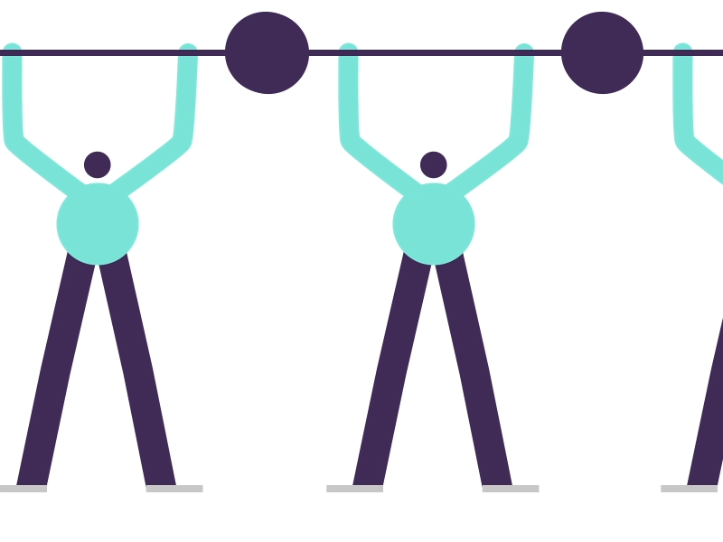 Lifting Weights 2 by Quang Nguyen on Dribbble