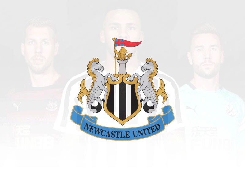 Newcastle United Logo Animation - Premier League 2018/2019 ae animation gif. logo newcastle premierleague vector