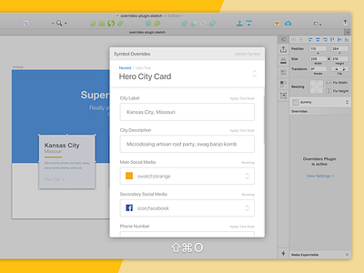 Sketch Overrides Plugin Idea II