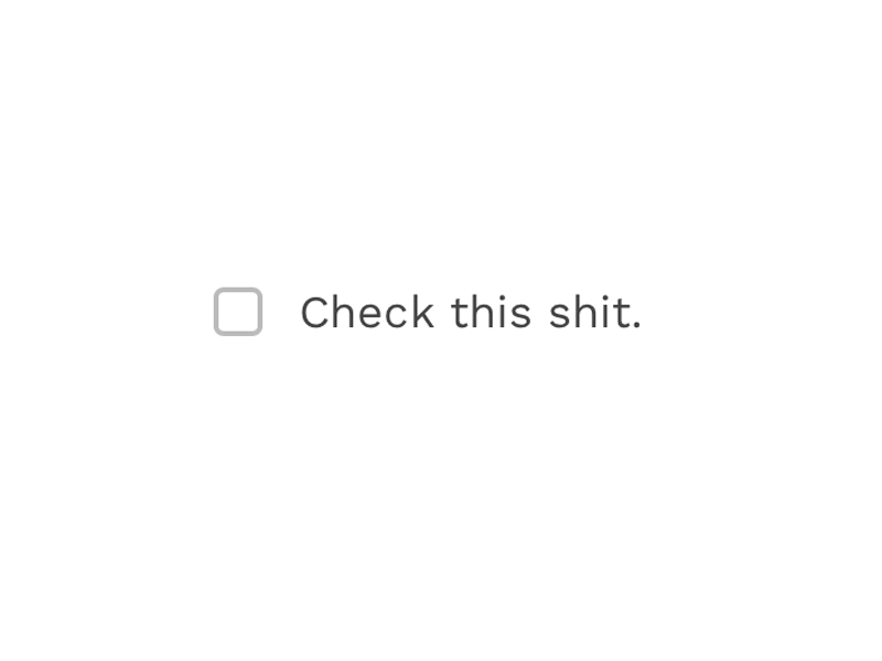 Check List Item check list check mark design framer framer studio gif prototype shit ui ux