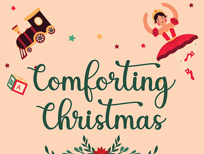 Comforting Christmas_ Tale Of Kindness That Will Make Your Holid app branding design icon illustration logo typography vector