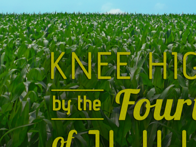 Knee High typography wallpaper