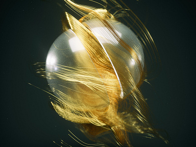 Gold-Trails c4d cinema 4d octane octane render